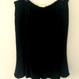 Giorgio Armani Collezioni black silk skirt size 4